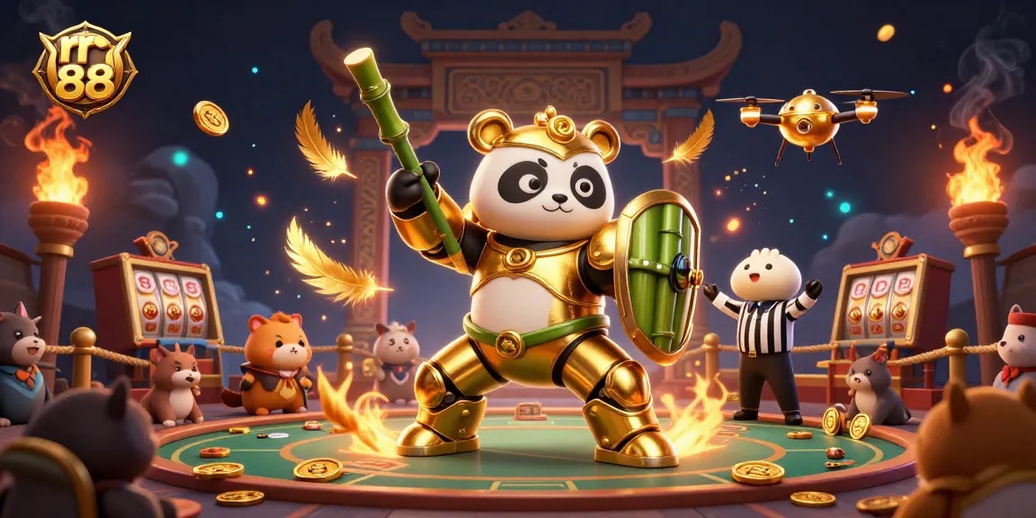 Bet on thrilling adventures at rr 88 with a colorful casino arena scene showcasing dynamic gaming action.