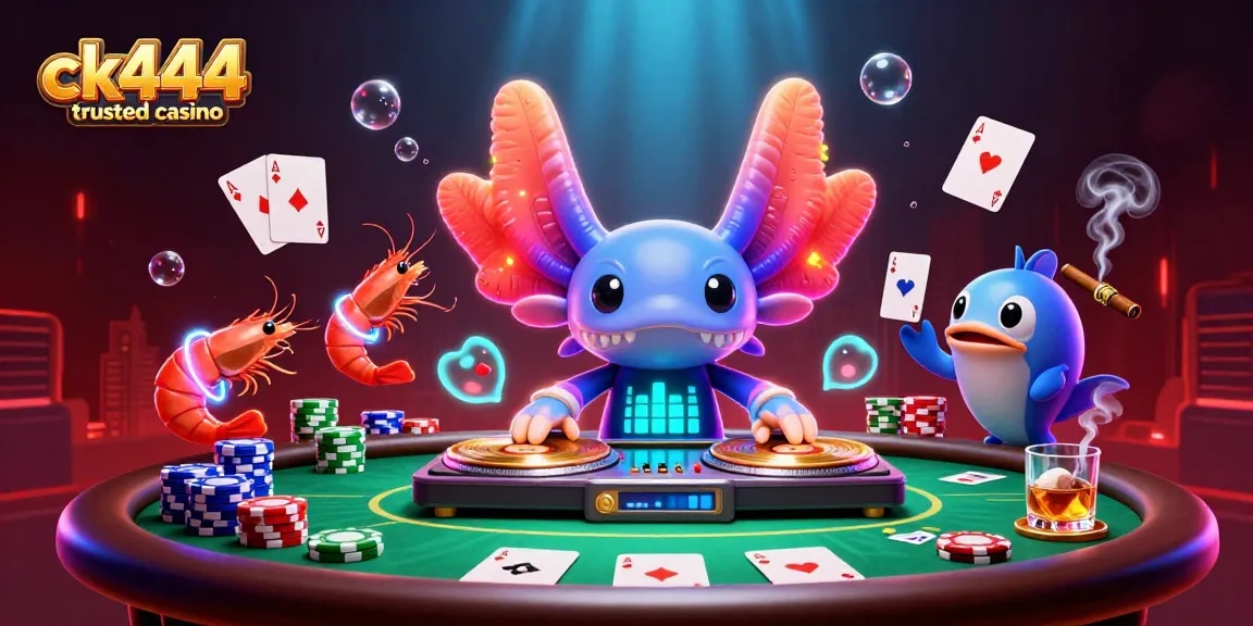 Experience the thrill of ck444 trusted casino with vibrant characters and dynamic gambling elements in action.