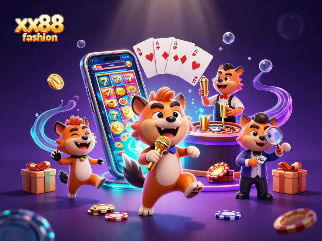 Experience fun at the xx88 fashion comedy casino with hyenas and dynamic gaming elements
