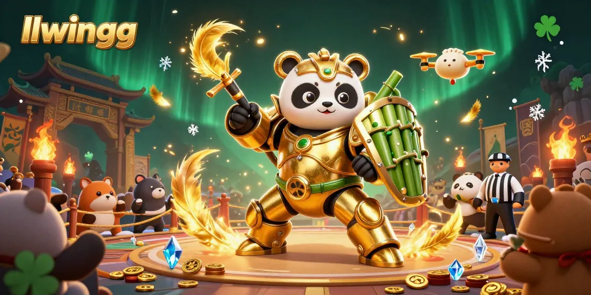 Experience thrilling gameplay with llwingg's dynamic casino features in an engaging 3D scene.