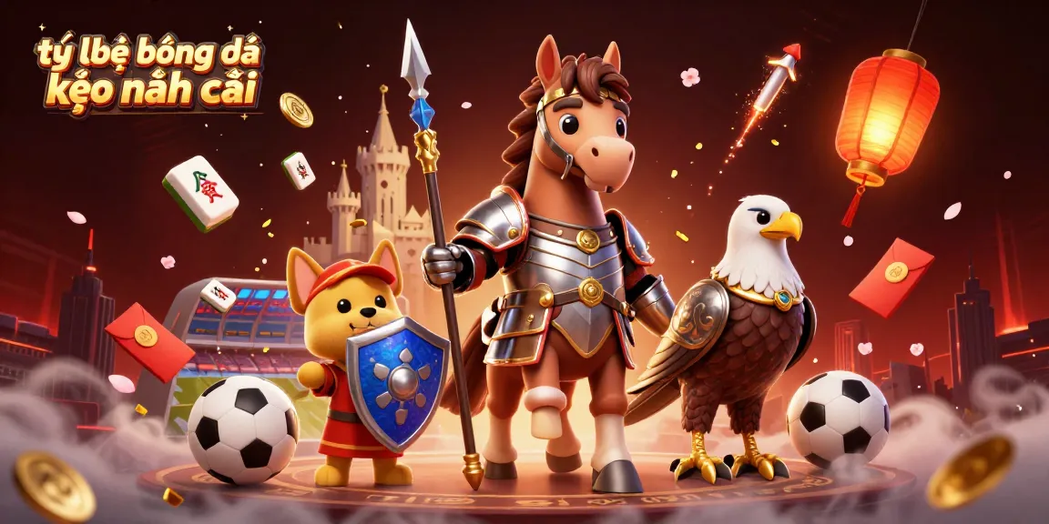Engage in sports betting with tỷ lệ bóng đá kèo nhà cái through this vibrant and dynamic illustration
