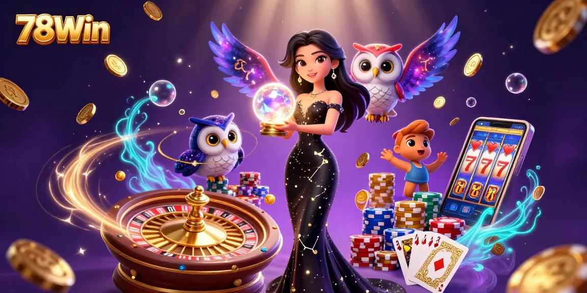 Engage with immersive 78Win games featuring vibrant casino elements and enchanting visuals.