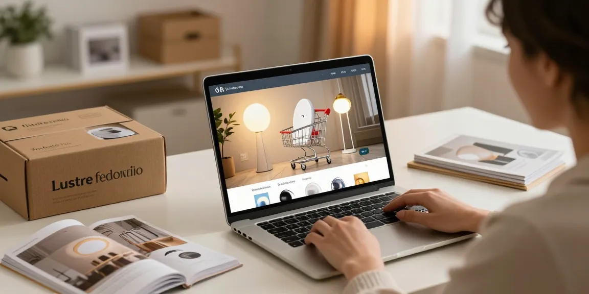 Lustre led products showcased in an online shopping experience, featuring buyer's guide for the best e-commerce deals.