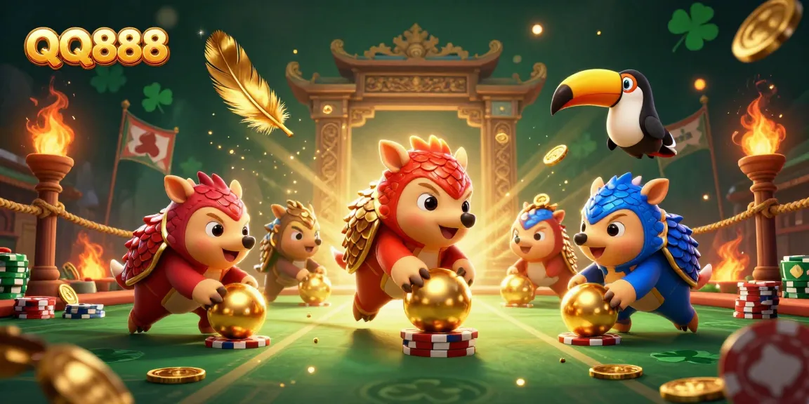 Engage with QQ888's thrilling gaming atmosphere featuring vibrant rivalry and dynamic betting action.