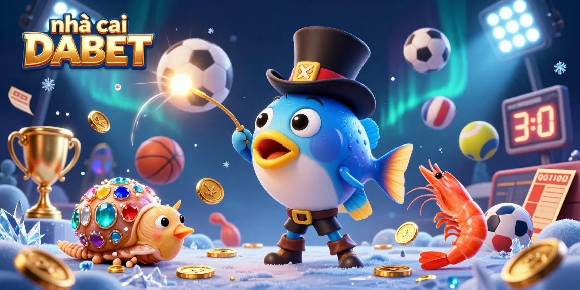 Engage in thrilling bets with nhà cái DABET, featuring dynamic sports elements and adventurous sea characters.